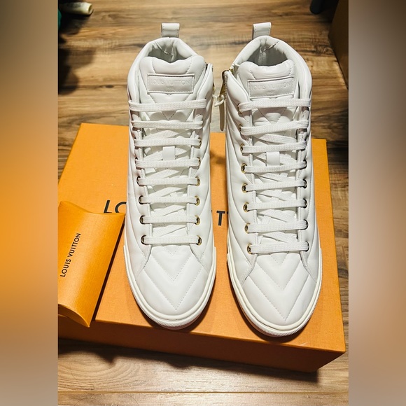 New Gorgeous Louis Vuitton quilted leather sneakers! Newwave time out multicolor - Picture 4 of 8